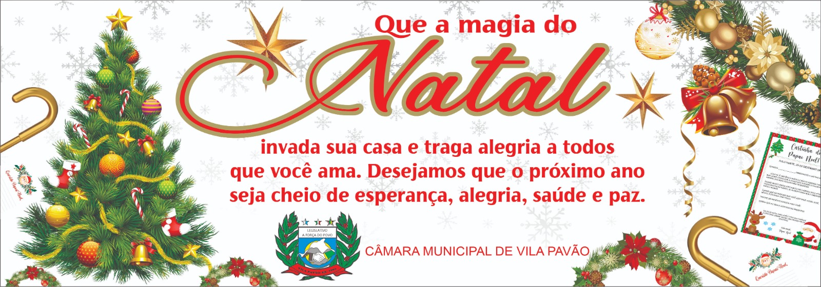 NOTÍCIA: Semana do Natal: confira o expediente da Câmara pelos próximos dias